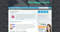 Desktop Screenshot of mommybloggersguide.com